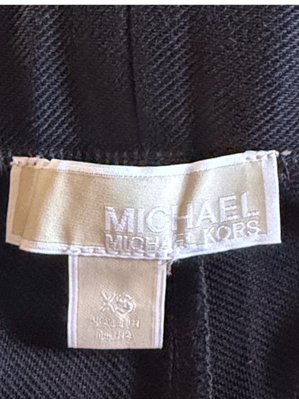 MICHAEL KORS Black Gold Studded Leggings XS Pull On Skinny Stretch Pants - Picture 13 of 16